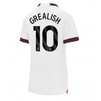 Echipament fotbal Manchester City Jack Grealish #10 Tricou Deplasare 2023-24 pentru femei maneca scurta